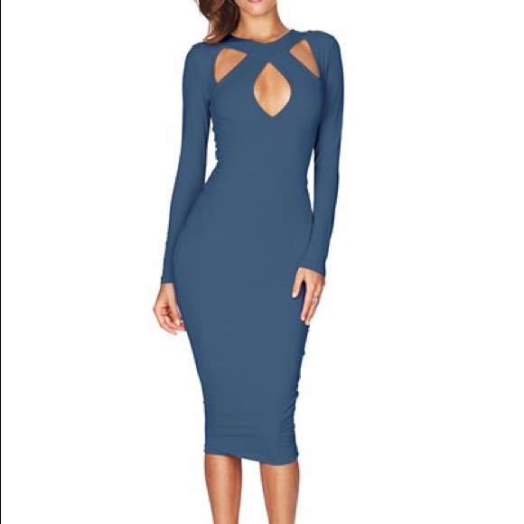 Nookie Galaxy Dress Olive. Size Medium Nwt